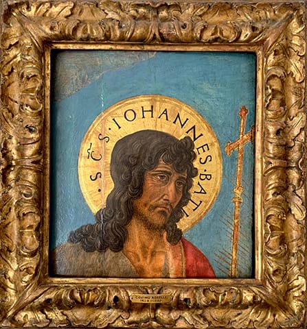 Private art sales Cosimo Rosselli, Head of John the Baptist