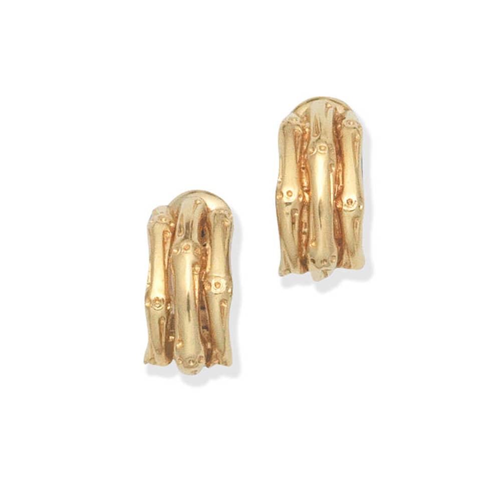 Van Cleef And Arpels Bamboo Earclips