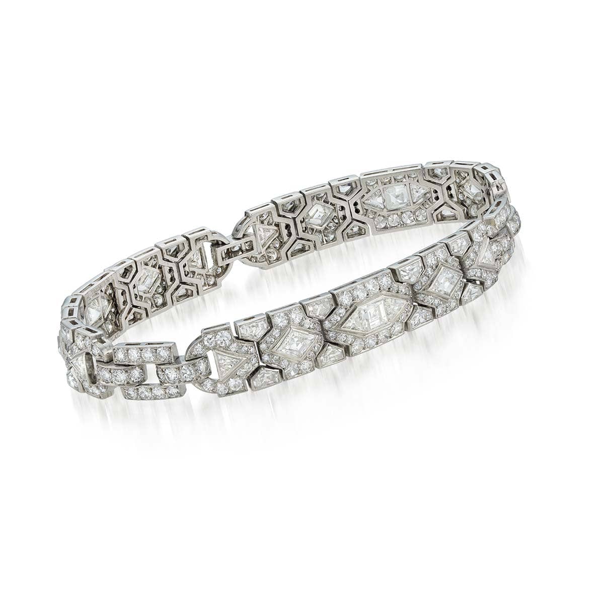 Available Jewels Tiffany art deco bracelet